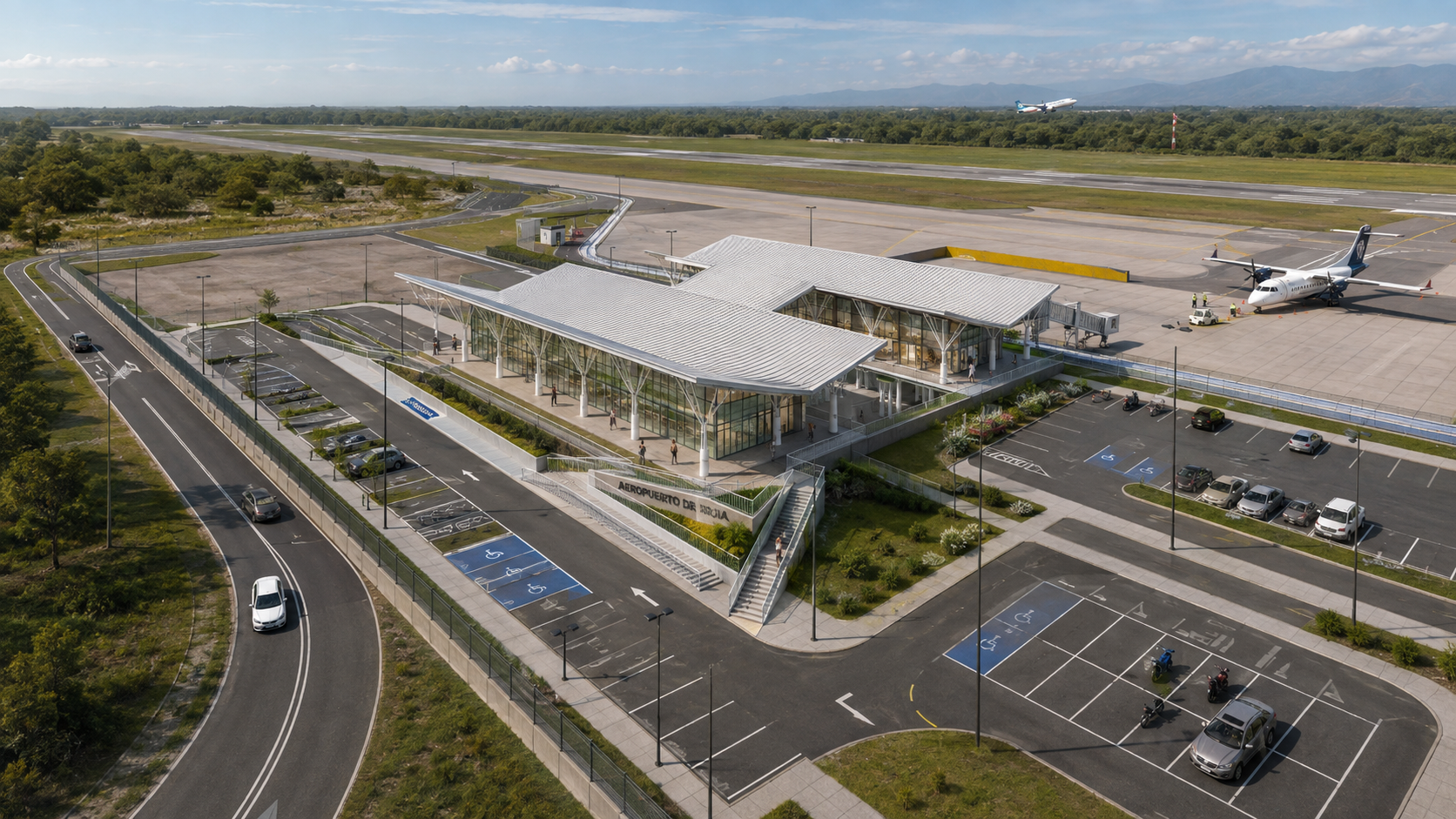 Aeropuerto Juan Simons Vela, Rioja